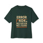 Unisex Oversized Tee – Snazzy Error 404 Edition