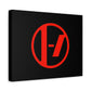 Crimson Orbit Matte Canvas