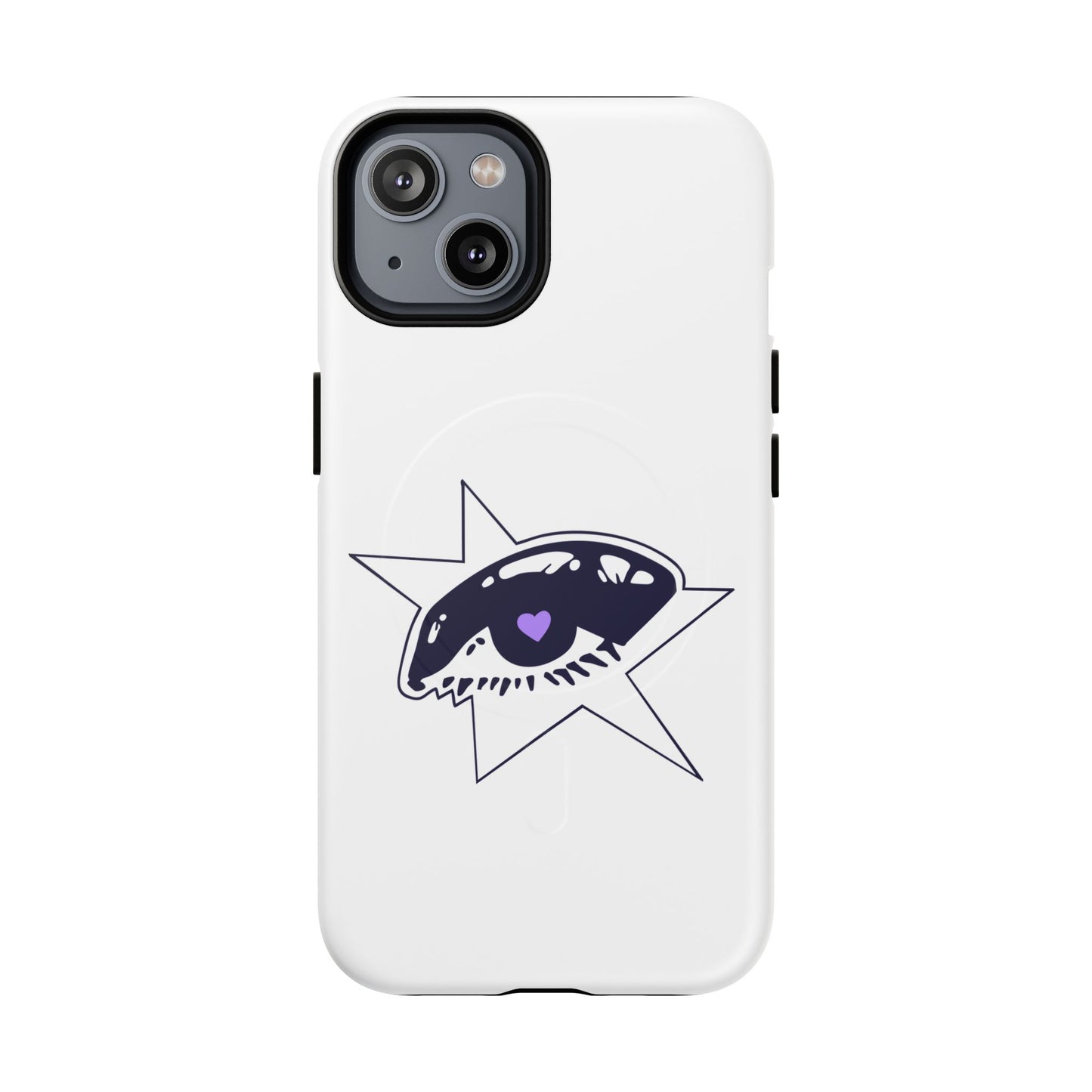 Purple Starry Eye Tough Magnetic phone case