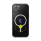 Gradient Moon and Star Emblem Magnetic Clear Impact case