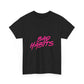 Sun and Waves Minimalist Unisex Heavy Cotton Tee