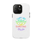 Vibrant Eye and Text Tough Magnetic Case