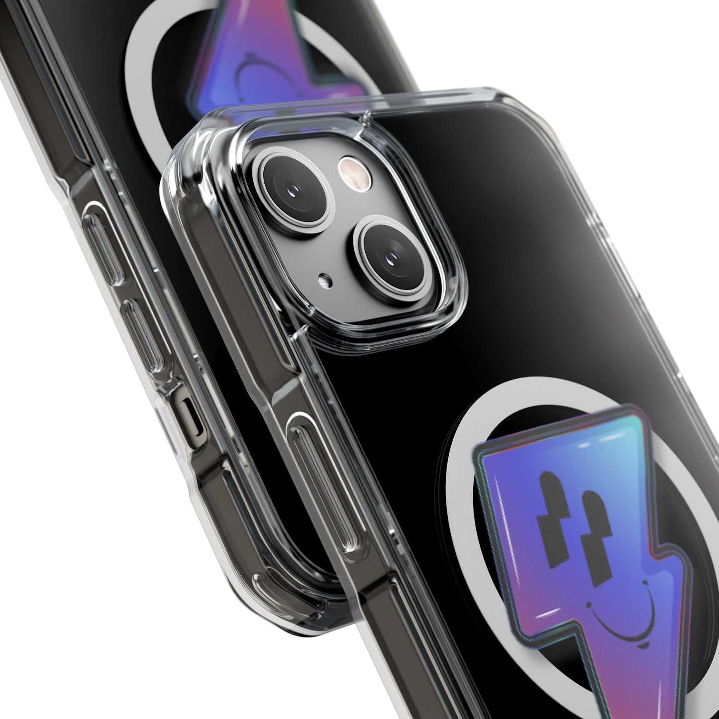 Smiley Charge Pop Magnetic clear Impact case