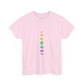 Rainbow Lunar Phases Unisex Cotton Tee