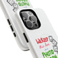 White Paw Print Tough Magnetic case