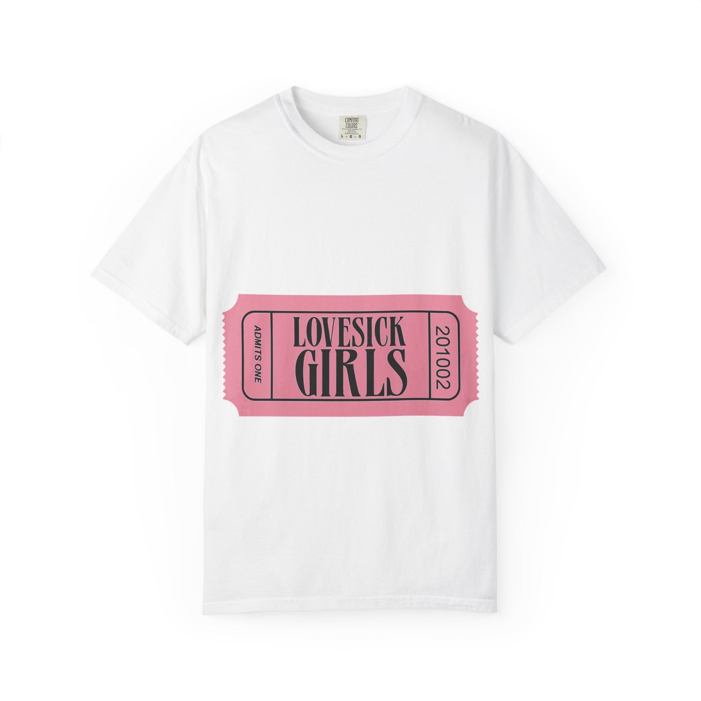 Lovesick Girls Ticket – Dyed T-shirt