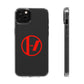 Crimson Orbit Clear Case
