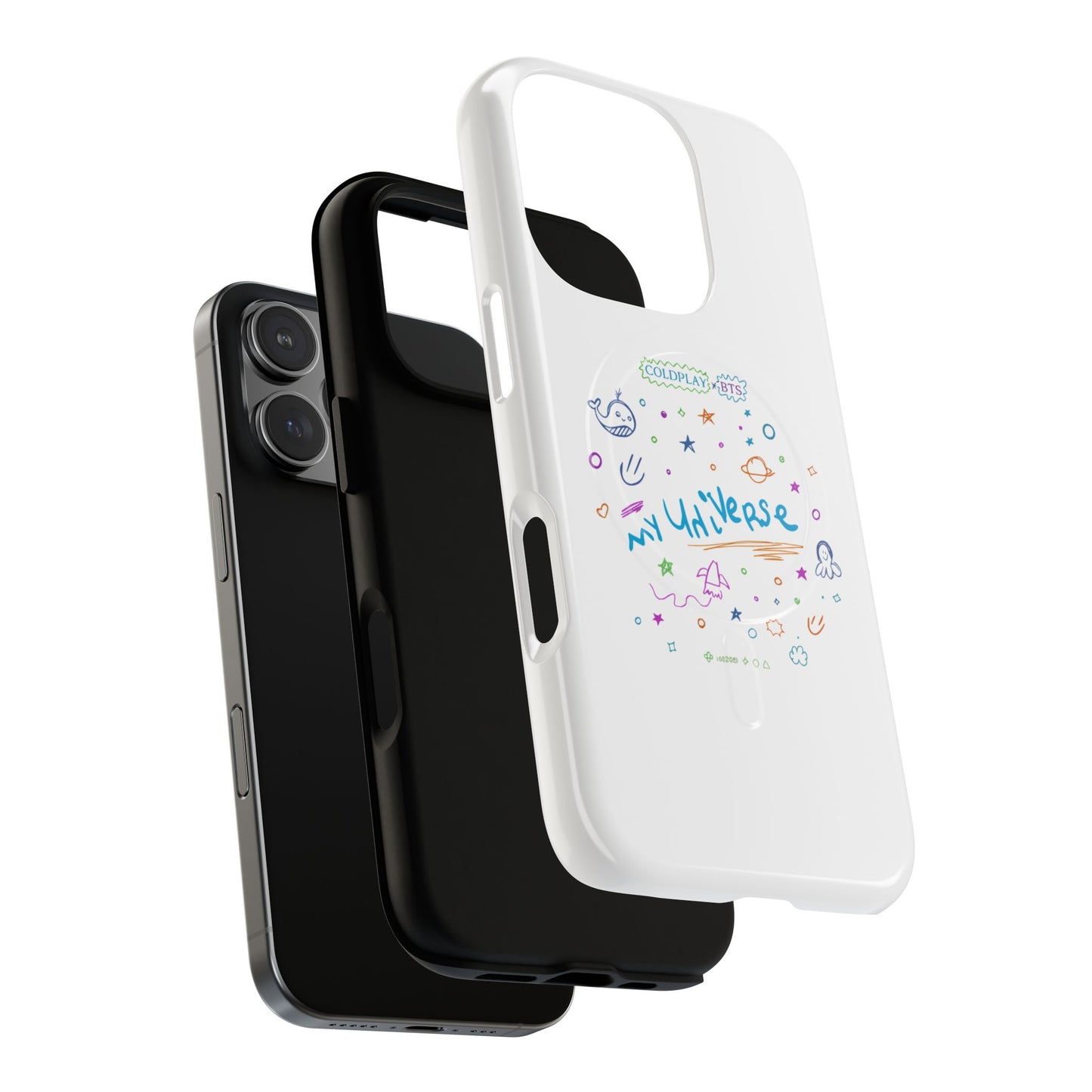 Neon Space Doodles Tough Magnetic Case