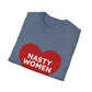 Nasty Women Heart - Unisex Softstyle T-shirt