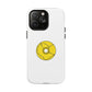 Minimalist Black Disc Outline Tough Magnetic Case