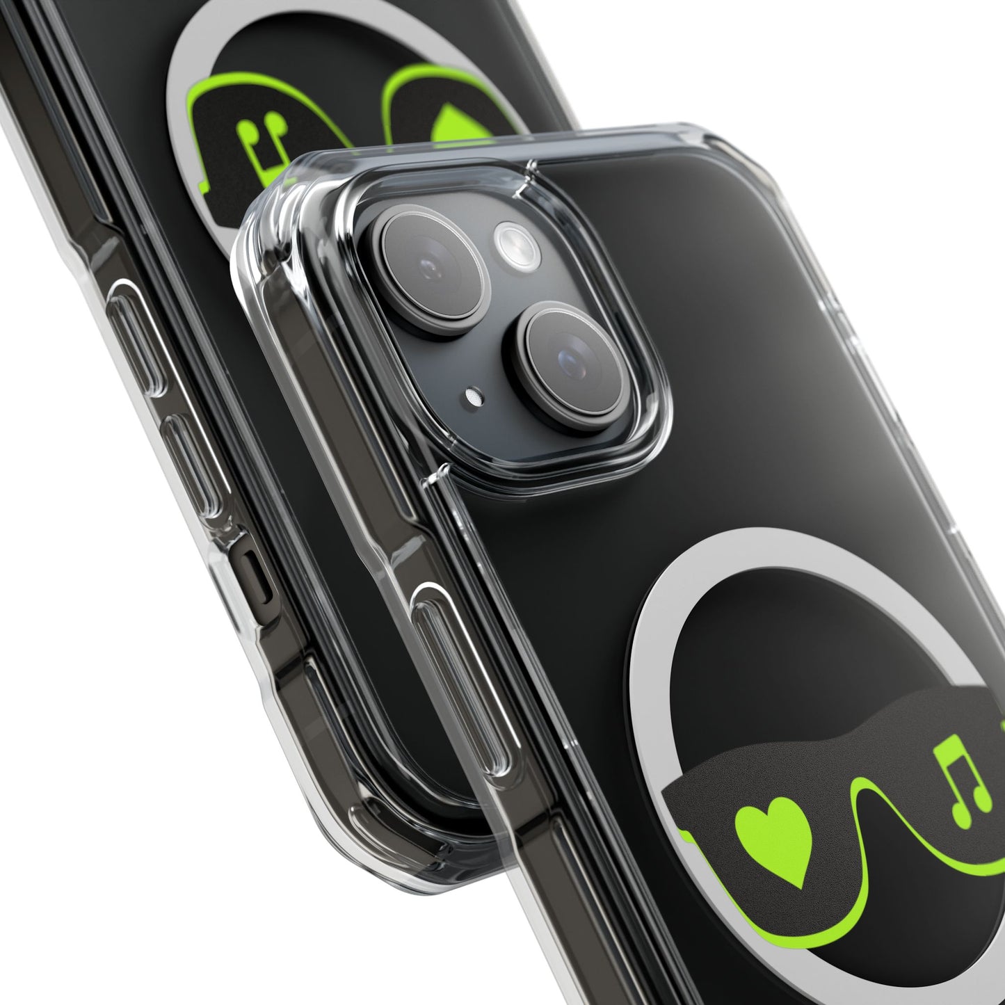 Neon Love Notes Magnetic clear Impact case