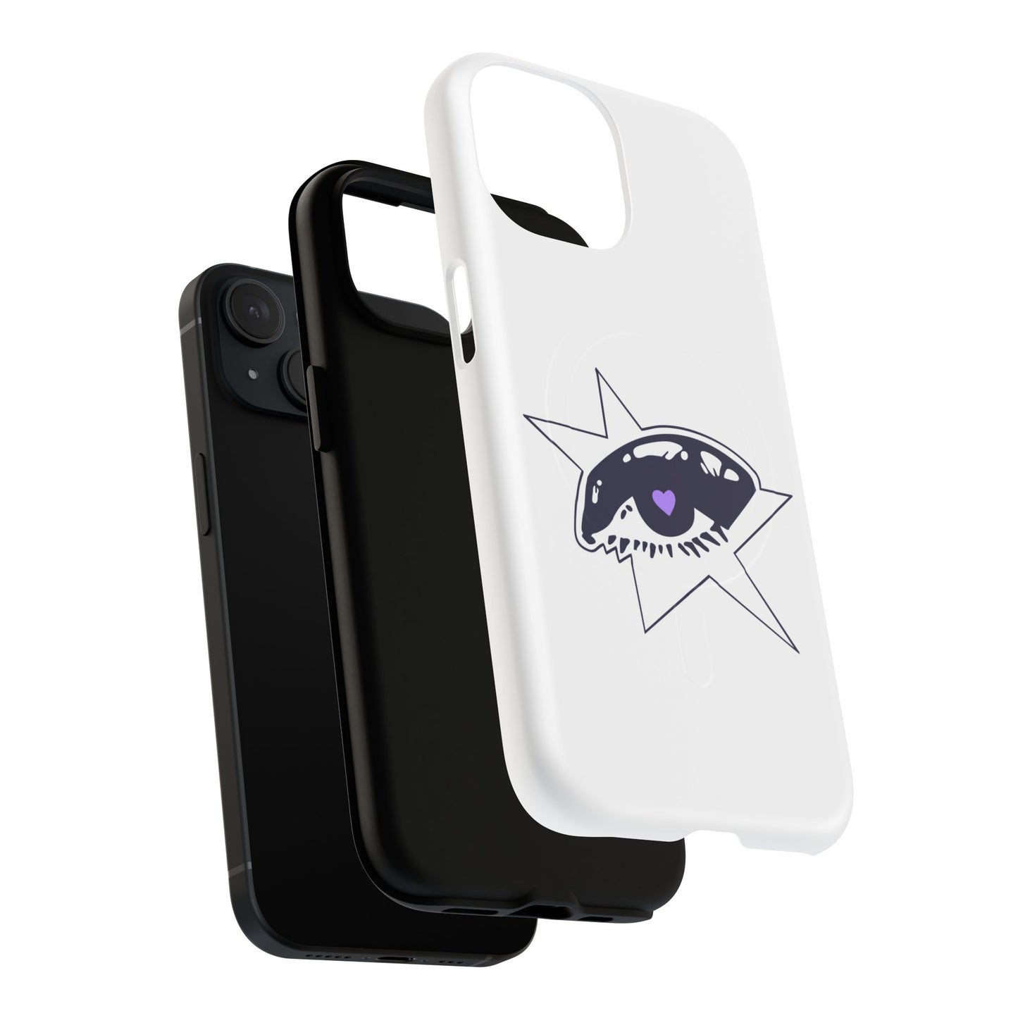 Purple Starry Eye Tough Magnetic phone case