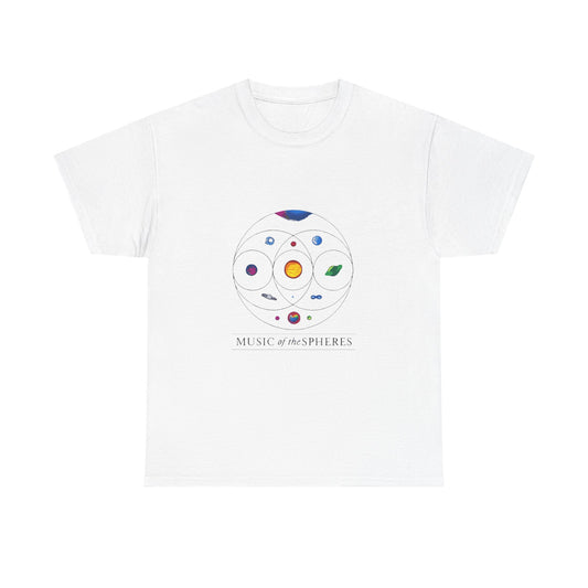 Colorful Planetary Orbit Diagram Unisex Cotton Tee