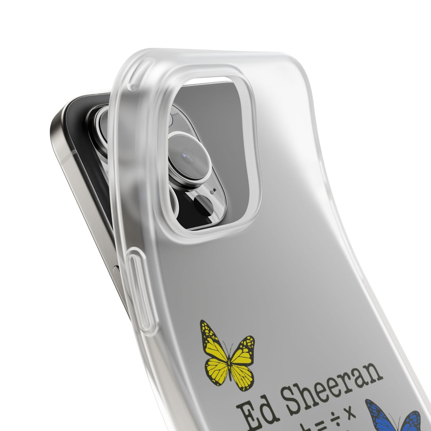 Flexi Case – Ed Sheeran butterfly edition (iPhone X–16 Pro Max)