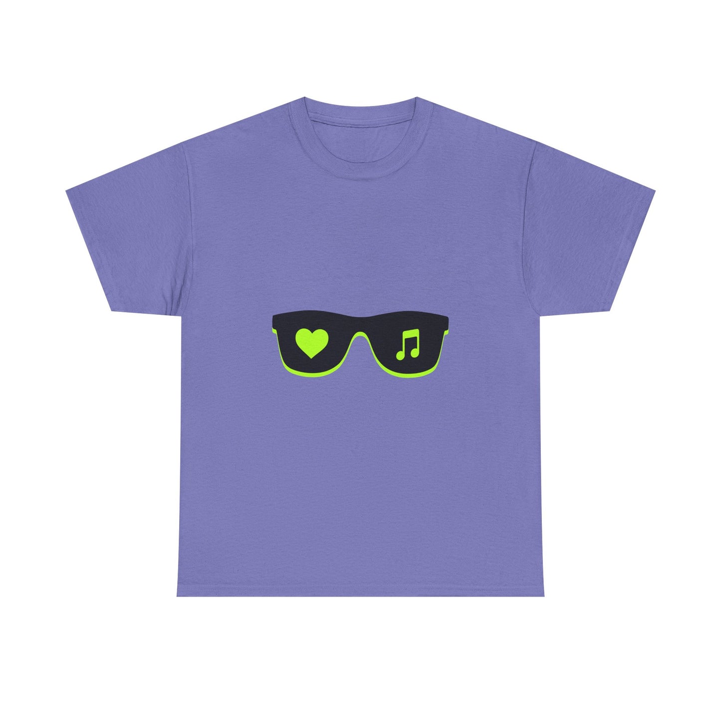 Neon Love Notes Unisex Heavy cotton tee
