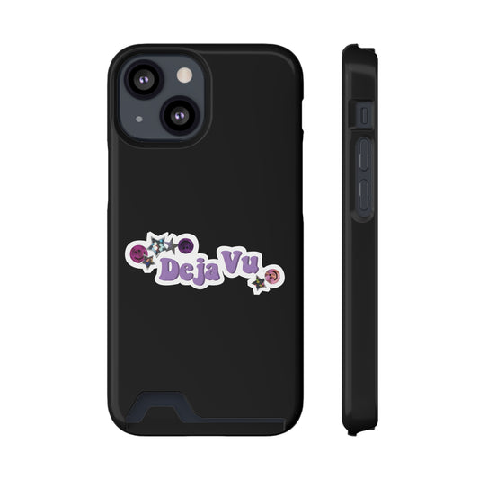 Phone Case + Card Holder For Iphone 13 – Olivia Rodrigo Deja Vu | Black Edition