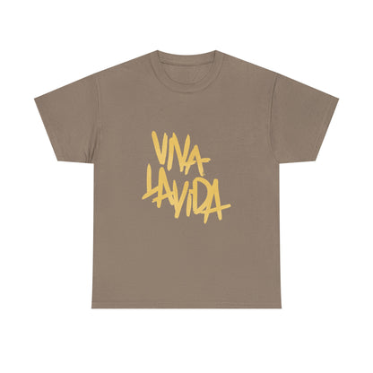 Golden Brush Script Unisex Cotton Tee
