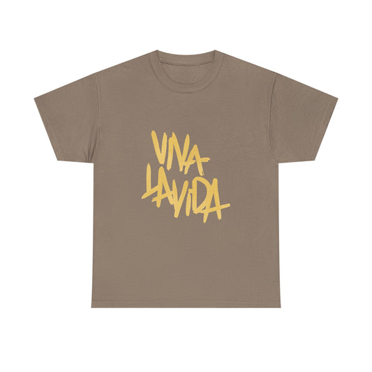 Golden Brush Script Unisex Cotton Tee