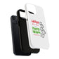 White Paw Print Tough Magnetic case