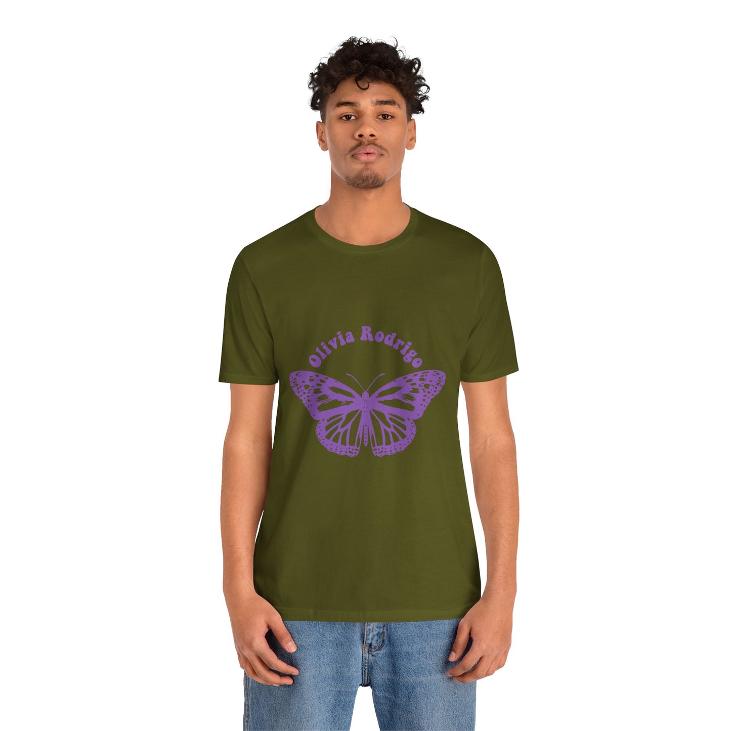 Olivia Rodrigo Unisex Jersey Short Sleeve Tee - With Butterfly