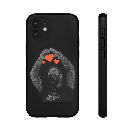 Tough iPhone Case (12–16 Pro Max) – Post Malone Heartfelt Wishes