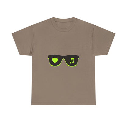 Neon Love Notes Unisex Heavy cotton tee