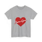 Heartbeat Love Unisex Heavy Cotton Tee