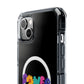 Retro Flower Power Color Pop Magnetic Clear Impact Case
