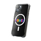 Retro Flower Power Color Pop Magnetic Clear Impact Case