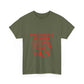 Fierce Femme in Red Unisex Heavy cotton tee