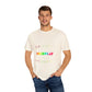 Unisex Garment-Dyed T-Shirt Inspired by Coldplay’s Signage