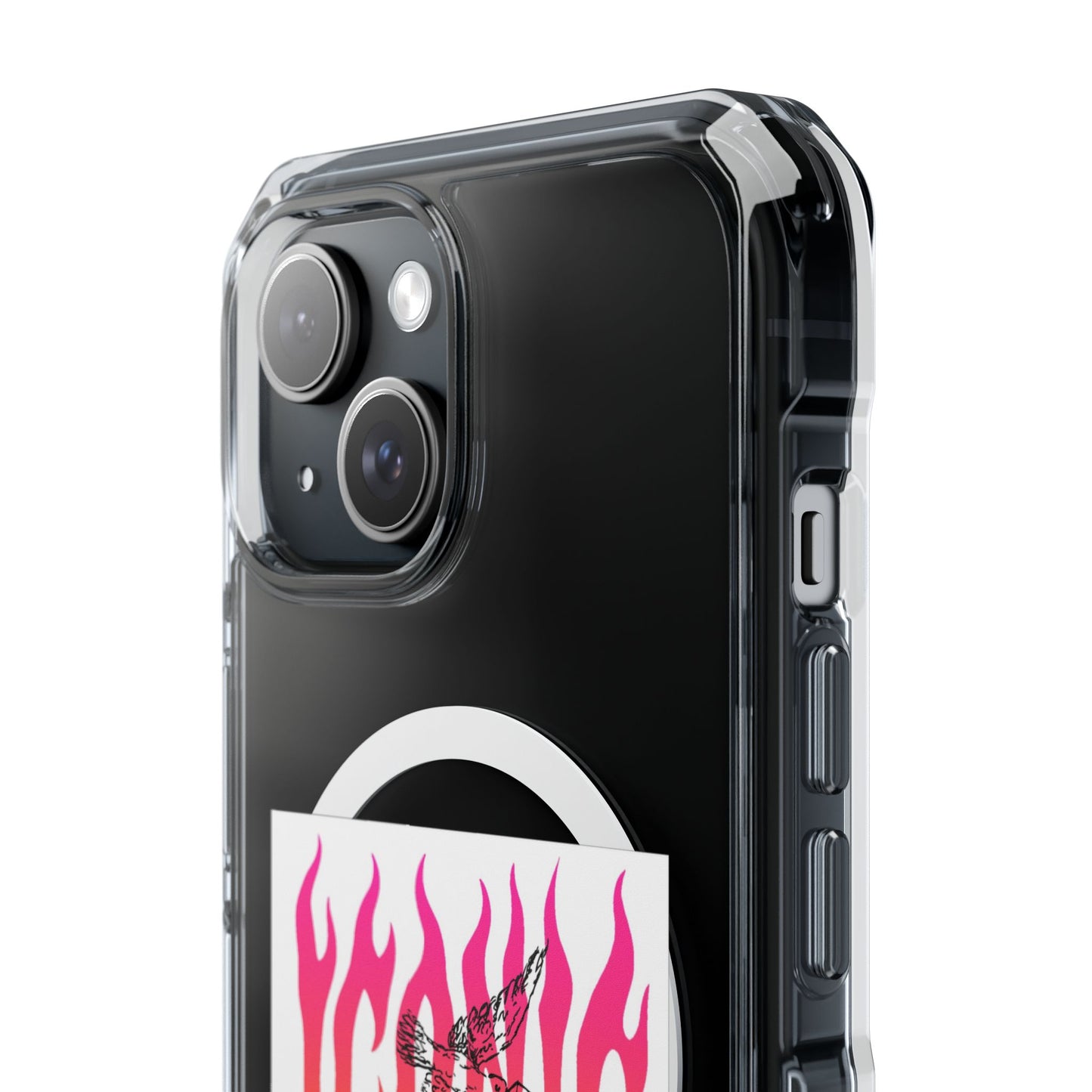 Flame Flight Iconic Magnetic clear Impact case