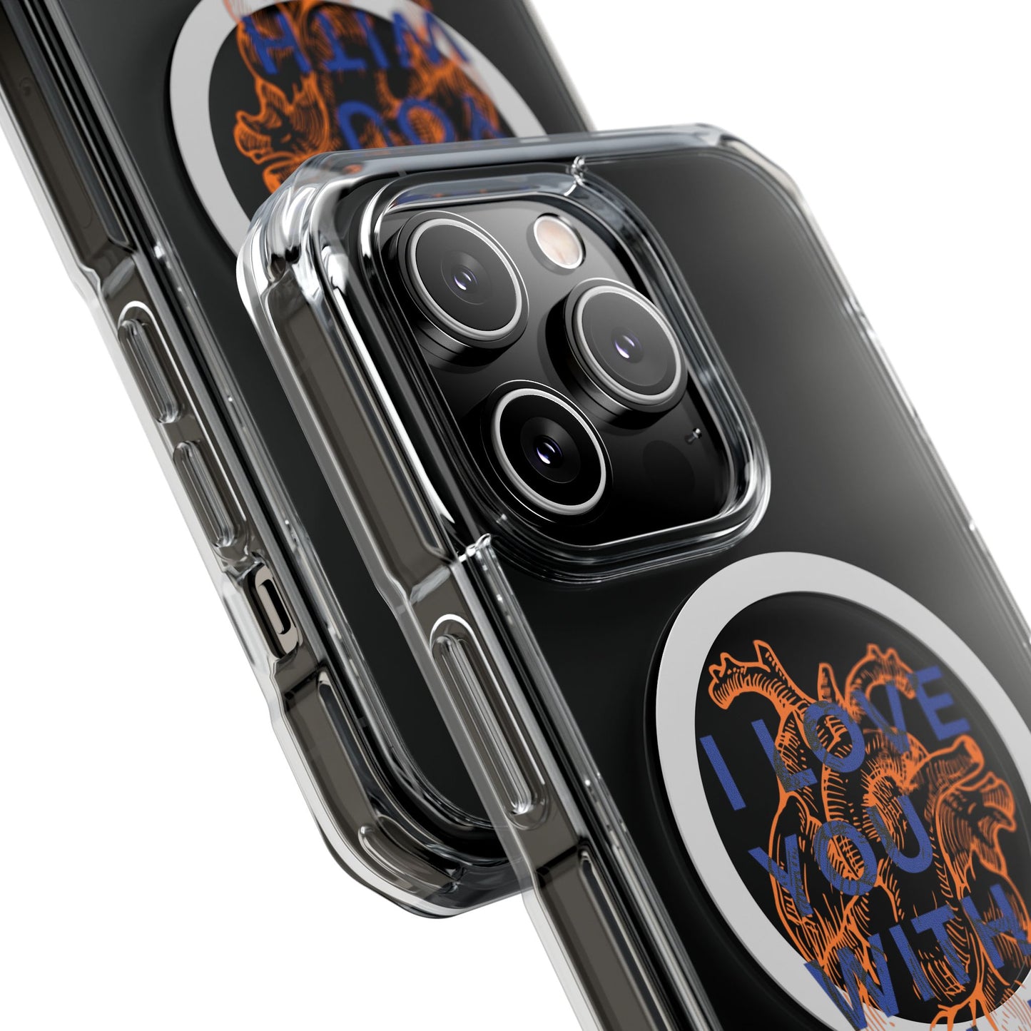 All My Heart Anatomical Art Magnetic Clear Impact case