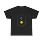 Gradient Moon and Star Emblem Unisex Cotton Tee