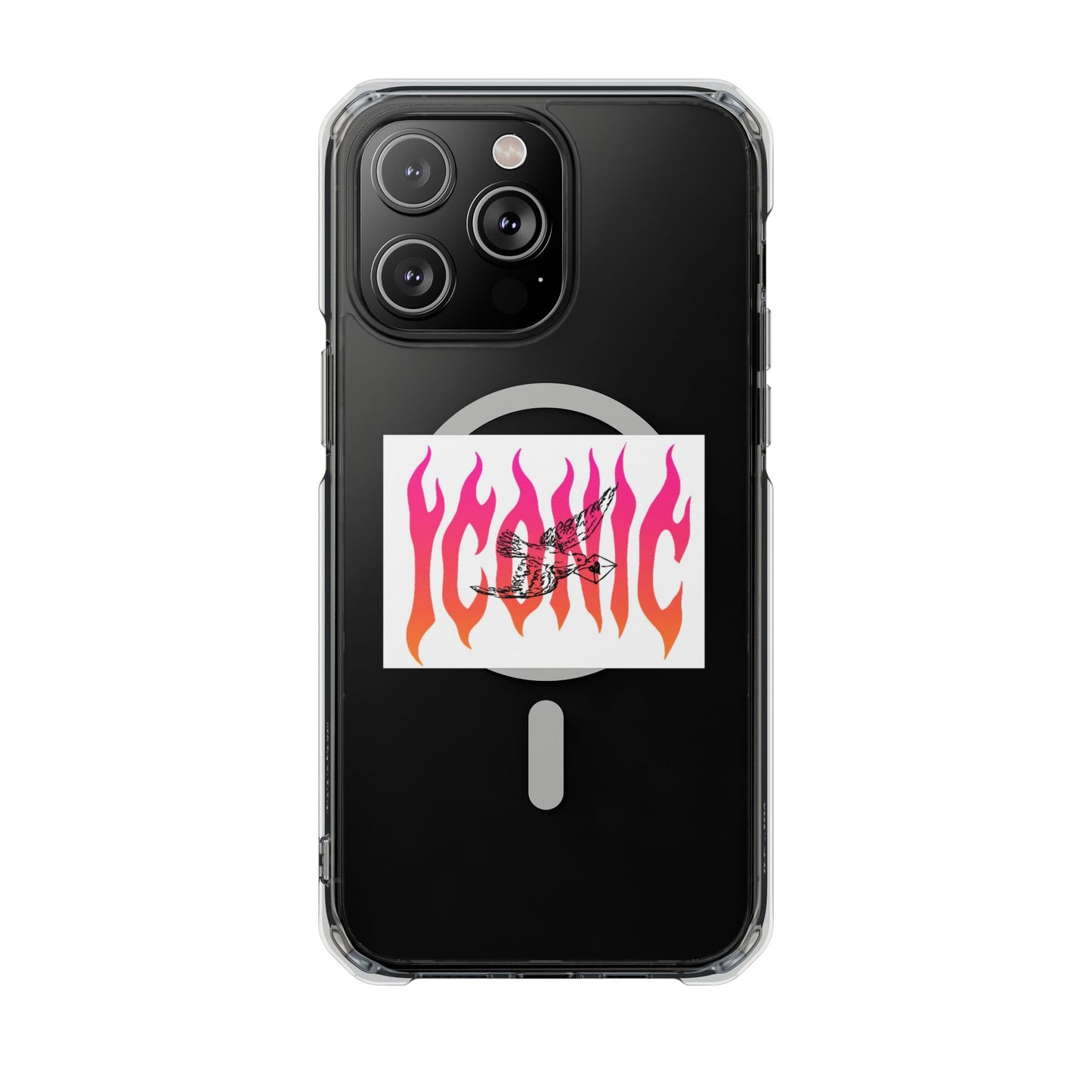 Flame Flight Iconic Magnetic clear Impact case