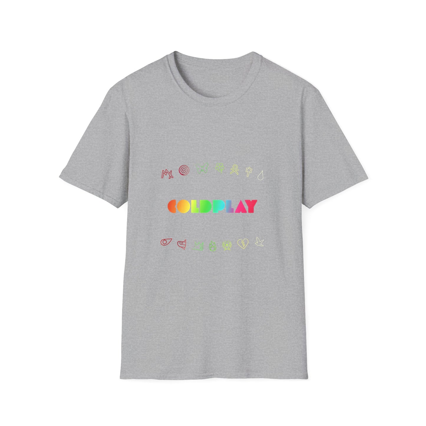 Unisex Softstyle T-Shirt Inspired by Coldplay’s Signage