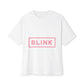Minimal BLINK Logo – Oversized Boxy Tee