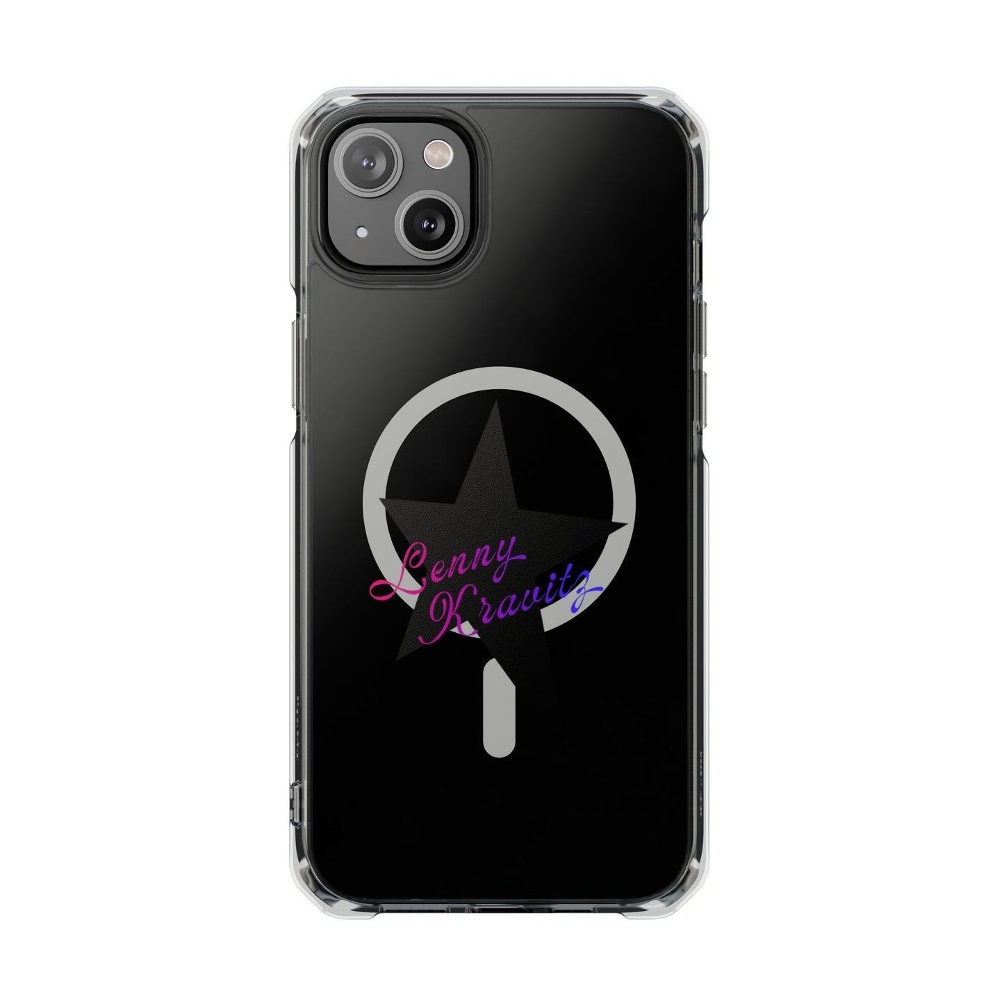 Retro Groove Script Magnetic clear Impact case