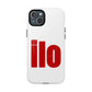 ILO Bold Red Block Tough Magnetic Case
