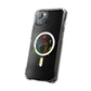 Minimalist Divide Symbol with Brush Magnetic Clear Impact Case