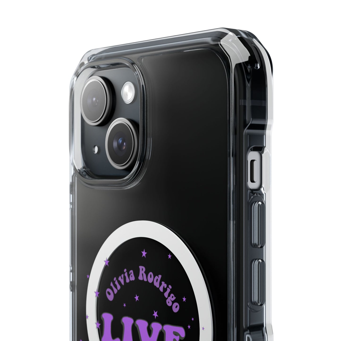Olivia Rodrigo Live World Tour Magnetic Clear Impact Case