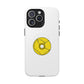 Minimalist Black Disc Outline Tough Magnetic Case