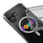 Retro Flower Power Color Pop Magnetic Clear Impact Case