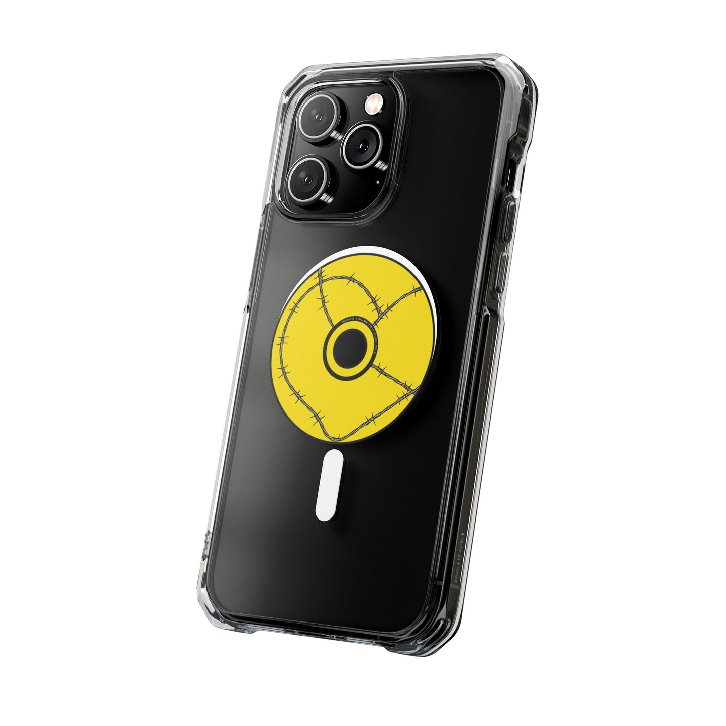 Minimalist Black Disc Outline Magnetic Impact Case