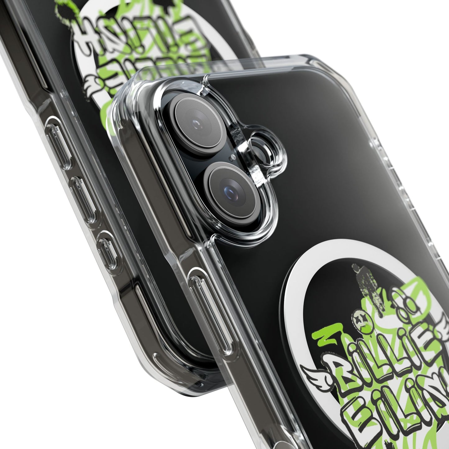 Grunge Angel Graffiti Magnetic Clear Impact Case