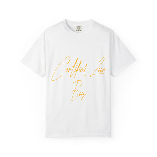 Certified Lover Boy Script Dyed Tshirt