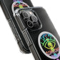 Rainbow Lunar Phases Magnetic Clear Impact case