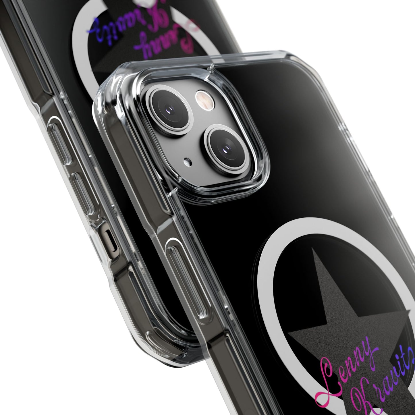 Retro Groove Script Magnetic clear Impact case