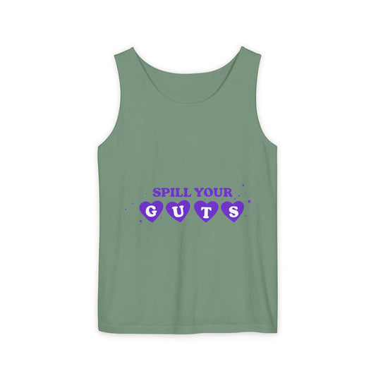 Spill Your Guts Heart-Dyed Tank Top