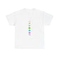 Rainbow Lunar Phases Unisex Cotton Tee